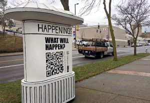 Ryan Feddersen Artscapes Mural at the Happenings Kiosk Tacoma
