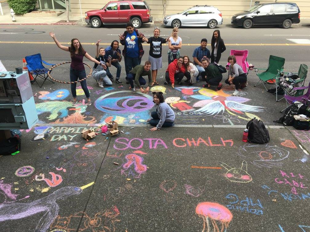 SOTA chalk PARK(ing) Day 2016